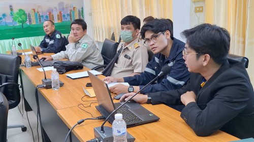 ทน.แม่สอด ประชุมจัดวางระบบสายสื่อสารโครงการก่อสร้างระบบจำหน่ายไฟฟ้าเป็นเคเบิลใต้ดินบริเวณถนนประสาทวิถีเขตเทศบาลนครแม่สอด