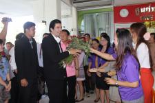 นายกนครแม่สอด ต้อนรับนายพร้อมพงศ์  นพฤทธิ์  สมาชิกสภาผู้แทนราษฎร บัญชีรายชื่อและโฆษกพรรคเพื่อไทย และคณะศึกษาดูงานเทศบาลนครแม่สอด