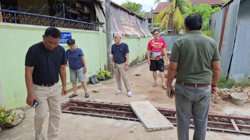 ทน.แม่สอด ลงพื้นที่ติดตามความคืบหน้า โครงการพัฒนาตามผังเมืองรวมเมืองแม่สอด อำเภอแม่สอด จังหวัดตาก
