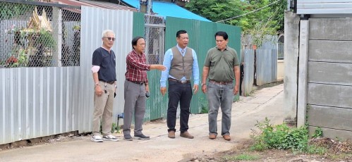 ทน.แม่สอด ลงพื้นที่ติดตามความคืบหน้า โครงการพัฒนาตามผังเมืองรวมเมืองแม่สอด อำเภอแม่สอด จังหวัดตาก