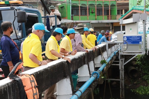 เทศบาลนครแม่สอด จัดกิจกรรม “จิตอาสาพัฒนา คู คลอง” เนื่องในโอกาส วันเฉลิมพระชนมพรรษาสมเด็จพระนางเจ้าฯ พระบรมราชินี