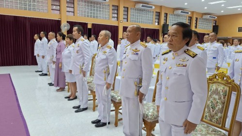 ทน.แม่สอด เข้าร่วมพิธีถวายเครื่องราชสักการะ วางพานพุ่ม และจุดเทียนถวายพระพรชัยมงคล สมเด็จพระนางเจ้าฯ พระบรมราชินี เนื่องในโอกาสวันเฉลิมพระชนมพรรษา 3 มิถุนายน 2567	