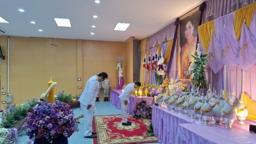 ทน.แม่สอด เข้าร่วมพิธีถวายเครื่องราชสักการะ วางพานพุ่ม และจุดเทียนถวายพระพรชัยมงคล สมเด็จพระนางเจ้าฯ พระบรมราชินี เนื่องในโอกาสวันเฉลิมพระชนมพรรษา 3 มิถุนายน 2567	