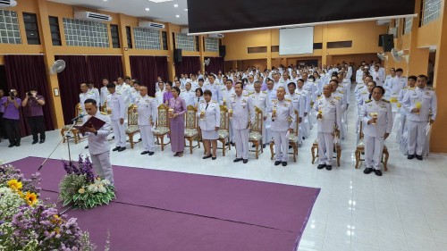 ทน.แม่สอด เข้าร่วมพิธีถวายเครื่องราชสักการะ วางพานพุ่ม และจุดเทียนถวายพระพรชัยมงคล สมเด็จพระนางเจ้าฯ พระบรมราชินี เนื่องในโอกาสวันเฉลิมพระชนมพรรษา 3 มิถุนายน 2567	