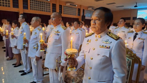 ทน.แม่สอด เข้าร่วมพิธีถวายเครื่องราชสักการะ วางพานพุ่ม และจุดเทียนถวายพระพรชัยมงคล สมเด็จพระนางเจ้าฯ พระบรมราชินี เนื่องในโอกาสวันเฉลิมพระชนมพรรษา 3 มิถุนายน 2567	