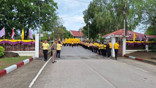 ทน.แม่สอด เข้าร่วมกิจกรรมเดิน วิ่ง ปั่น ธงตราสัญลักษณ์งานเฉลิมพระเกียรติพระบาทสมเด็จพระเจ้าอยู่หัว เนื่องในโอกาสพระราชพิธีมหามงคลเฉลิมพระชนมพรรษา 6 รอบ 28 กรกฎาคม 2567