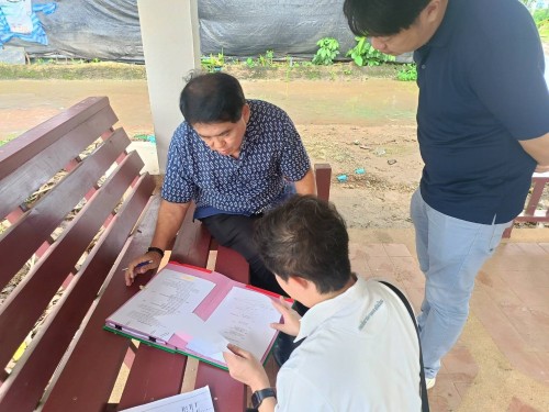 เทศบาลนครแม่สอด ลงพื้นที่ตรวจรับงานก่อสร้างโครงการพัฒนาพื้นที่เขตเศรษฐกิจพิเศษ ฯ 