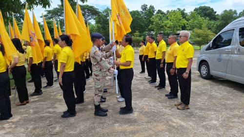 ทน.แม่สอด เข้าร่วมกิจกรรมเดิน วิ่ง ปั่น ธงตราสัญลักษณ์งานเฉลิมพระเกียรติพระบาทสมเด็จพระเจ้าอยู่หัว เนื่องในโอกาสพระราชพิธีมหามงคลเฉลิมพระชนมพรรษา 6 รอบ 28 กรกฎาคม 2567