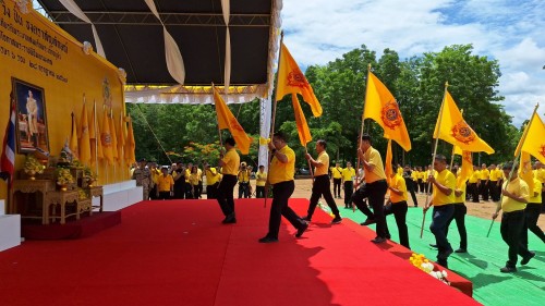 ทน.แม่สอด เข้าร่วมกิจกรรมเดิน วิ่ง ปั่น ธงตราสัญลักษณ์งานเฉลิมพระเกียรติพระบาทสมเด็จพระเจ้าอยู่หัว เนื่องในโอกาสพระราชพิธีมหามงคลเฉลิมพระชนมพรรษา 6 รอบ 28 กรกฎาคม 2567