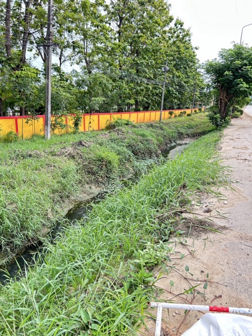ทน.แม่สอด ลงพื้นที่ติดตามความเรียบร้อย โครงการพัฒนาตามผังเมืองรวมเมืองแม่สอด อำเภอแม่สอด จังหวัดตาก ระยะที่ 2 บริเวณถนนข้างแขวงทางหลวงตากที่ 2