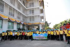 เทศบาลนครแม่สอด จัดโครงการจิตอาสาปรับภูมิทัศน์เกาะกลางถนนและสองข้างทาง บริเวณหน้าสำนักงานเทศบาลนครแม่สอด