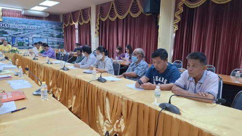 ทน.แม่สอด จัดประชุม โครงการพัฒนาตามผังเมืองรวมเมืองแม่สอด ระยะที่ 2