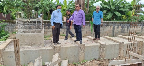 ทน.แม่สอด ลงพื้นที่ติดตามความคืบหน้าโครงการพัฒนาตามผังเมืองรวมเมืองแม่สอด อำเภอแม่สอด จังหวัดตาก