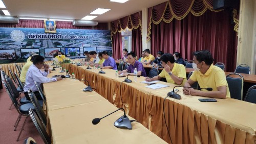 ทน.แม่สอด ประชุมเตรียมการต้อนรับรัฐมนตรีช่วยว่าการกระทรวงมหาดไทย และคณะ ลงพื้นที่จังหวัดตาก