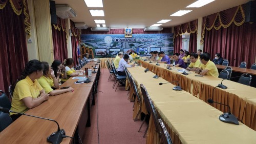 ทน.แม่สอด ประชุมเตรียมการต้อนรับรัฐมนตรีช่วยว่าการกระทรวงมหาดไทย และคณะ ลงพื้นที่จังหวัดตาก