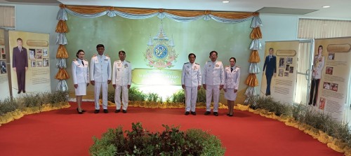 เทศบาลนครแม่สอด เข้าร่วมพิธีวางพวงมาลาเนื่องในวันสมเด็จพระนารายณ์มหาราช ประจำปี 2567