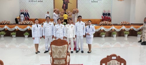 เทศบาลนครแม่สอด เข้าร่วมพิธีวางพวงมาลาเนื่องในวันสมเด็จพระนารายณ์มหาราช ประจำปี 2567