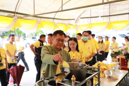 ทน.แม่สอด จัดพิธีหล่อเทียนจำนำพรรษา ประจำปี 2567