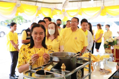 ทน.แม่สอด จัดพิธีหล่อเทียนจำนำพรรษา ประจำปี 2567