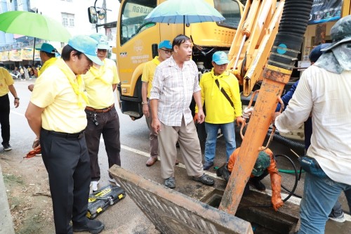ทน.แม่สอด จัดกิจกรรมจิตอาสาพัฒนาปรับปรุงภูมิทัศน์เฉลิมพระเกียรติ พระบาทสมเด็จพระเจ้าอยู่หัว เนื่องในโอกาสพระราชพิธีมหามงคลเฉลิมพระชนมพรรษา 6 รอบ 28 กรกฎาคม 2567