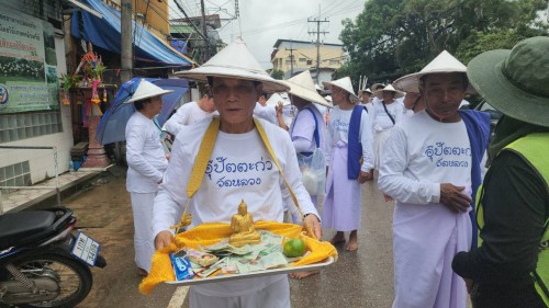 เทศบาลนครแม่สอด จัดงานสืบสานประเพณีแล้อุ๊ปั๊ดตะก่า วัดแม่ซอดน่าด่าน (วัดเงี้ยวหลวง)