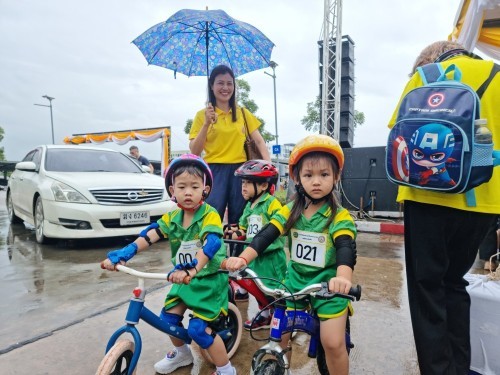 ทน.แม่สอด จัดการแข่งขันจักรยานขาไถ (Balance Bike).เฉลิมพระเกียรติ พระบาทสมเด็จพระเจ้าอยู่หัว เนื่องในโอกาสพระราชพิธีมหามงคลเฉลิมพระชนมพรรษา 6 รอบ 28 กรกฎาคม 2567 จังหวัดตาก