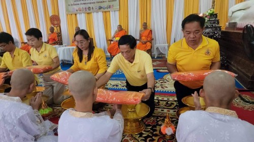 ทน.แม่สอด เข้าร่วมโครงการบรรพชาอุปสมบทหมู่เฉลิมพระเกียรติถวายเป็นพระราชกุศลแด่ พระบาทสมเด็จพระเจ้าอยู่หัวรัชกาลที่ 10 ในโครงการอาชีวะ สร้างช่างฝีมือ ตามแนวทางโรงเรียนพระดาบส รุ่นที่ 7 ปีงบประมาณ 2567