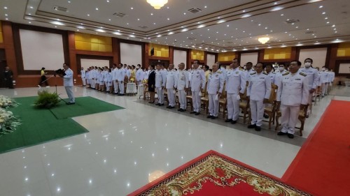 ทน.แม่สอด เข้าร่วมพิธีทำบุญตักบาตรถวายเป็นพระราชกุศล เนื่องในโอกาสวันเฉลิมพระชนมพรรษาพระบาทสมเด็จพระเจ้าอยู่หัว 28 กรกฎาคม 2567