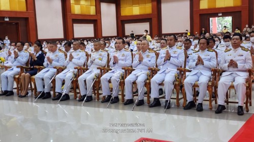 ทน.แม่สอด เข้าร่วมพิธีทำบุญตักบาตรถวายเป็นพระราชกุศล เนื่องในโอกาสวันเฉลิมพระชนมพรรษาพระบาทสมเด็จพระเจ้าอยู่หัว 28 กรกฎาคม 2567