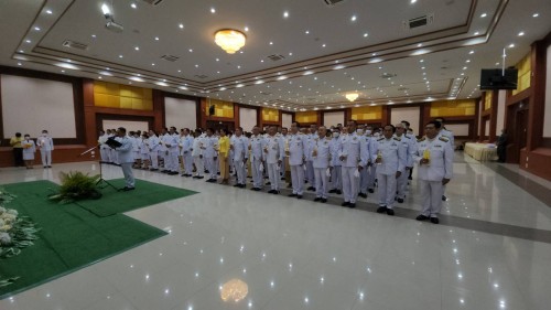 ทน.แม่สอด เข้าร่วมพิธีวางเครื่องราชสักการะและวางพานพุ่ม และ         พิธีจุดเทียนถวายพระพรชัยมงคล เฉลิมพระเกียรติพระบาทสมเด็จ         พระเจ้าอยู่หัว เนื่องในโอกาสมหามงคลเฉลิมพระเกียรติพระชนพรรษา 6 รอบ 28 กรกฎาคม 2567
