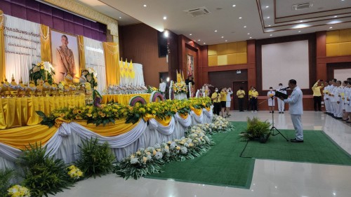 ทน.แม่สอด เข้าร่วมพิธีวางเครื่องราชสักการะและวางพานพุ่ม และ         พิธีจุดเทียนถวายพระพรชัยมงคล เฉลิมพระเกียรติพระบาทสมเด็จ         พระเจ้าอยู่หัว เนื่องในโอกาสมหามงคลเฉลิมพระเกียรติพระชนพรรษา 6 รอบ 28 กรกฎาคม 2567