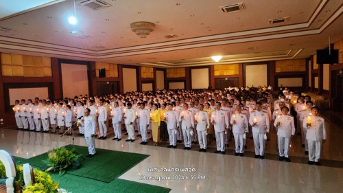 ทน.แม่สอด เข้าร่วมพิธีวางเครื่องราชสักการะและวางพานพุ่ม และ         พิธีจุดเทียนถวายพระพรชัยมงคล เฉลิมพระเกียรติพระบาทสมเด็จ         พระเจ้าอยู่หัว เนื่องในโอกาสมหามงคลเฉลิมพระเกียรติพระชนพรรษา 6 รอบ 28 กรกฎาคม 2567