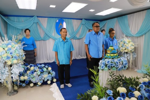 ทน.แม่สอด จัดบันทึกเทปถวายพระพรชัยมงคล สมเด็จพระนางเจ้าสิริกิติ์ พระบรมราชินีนาถ พระบรมราชชนนีพันปีหลวง เนื่องในโอกาสมงคลที่ทรงเจริญพระชนมพรรษา 92 พรรษา ในวันที่ 12 สิงหาคม 2567 วันแรก