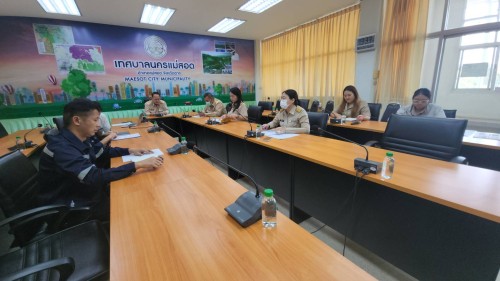 ทน.แม่สอด จัดประชุมรายงานความคืบหน้าโครงการบริหารจัดการกำจัดขยะมูลฝอย และผลิตกระแสไฟฟ้าขนาดเล็กมากฯ ครั้งที่ 10/2567