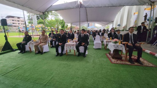 ทน.แม่สอด เข้าร่วมพิธีวางพวงมาลา เนื่องในวันรพี ประจำปี 2567