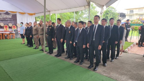 ทน.แม่สอด เข้าร่วมพิธีวางพวงมาลา เนื่องในวันรพี ประจำปี 2567