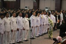 เทศบาลนครแม่สอด จัดพิธีทางศาสนาน้อมเกล้าฯไว้อาลัย พระบาทสมเด็จพระปรมินทรมหาภูมิพลอดุลยเดช มหิตลาธิเบศรรามาธิบดี จักรีนฤบดินทร สยามินทราธิราช บรมนาถบพิตร