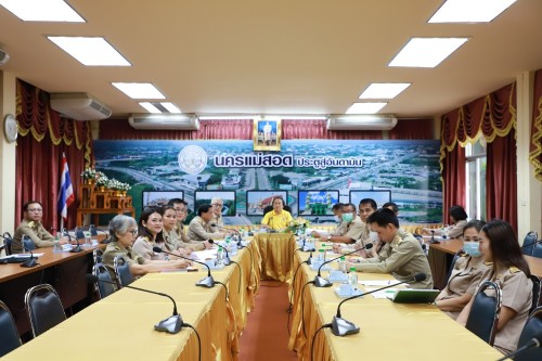 ทน.แม่สอด จัดประชุมคณะกรรมการขับเคลื่อนการพัฒนา เมืองอัจฉริยะ (Smart City) เทศบาลนครแม่สอด