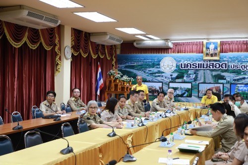ทน.แม่สอด จัดประชุมคณะกรรมการขับเคลื่อนการพัฒนา เมืองอัจฉริยะ (Smart City) เทศบาลนครแม่สอด