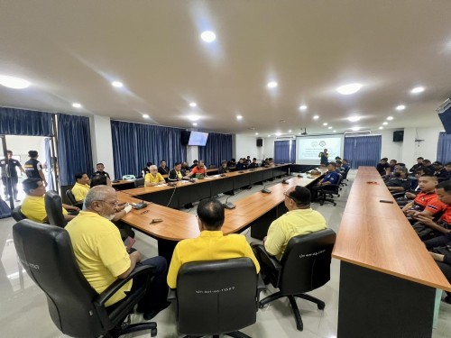 เทศบาลนครแม่สอด ประชุมฝ่ายป้องกันและบรรเทาสาธารณภัย ประจำเดือน สิงหาคม 2567 