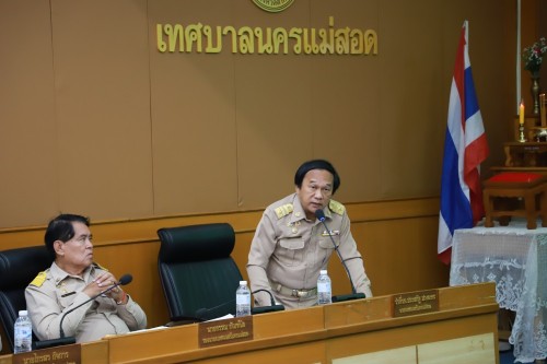 สภาเทศบาลนครแม่สอด ประชุมสภาเทศบาล สมัยสามัญ สมัยที่ 3 ครั้งที่ 2  ประจำปี 2567