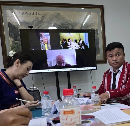ทน.แม่สอด ร่วมประชุมโครงการวิจัยเรื่อง การพัฒนาระเบียงเศษฐกิจพิเศษเพื่อยกระดับความมั่นคงและคุณภาพชีวิต เมืองชายแดนฯ