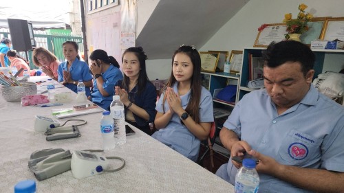 เทศบาลนครแม่สอด ร่วมทำบุญทอดผ้าป่าสามัคคี ณ ที่ทำการชุมชนตาลเดี่ยว