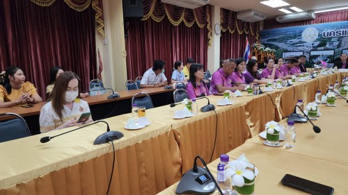 ทน.แม่สอด ต้อนรับคณะศึกษาดูงานจากองค์การบริหารส่วนตำบลฝายแก้ว อำเภอภูเพียง จังหวัดน่าน