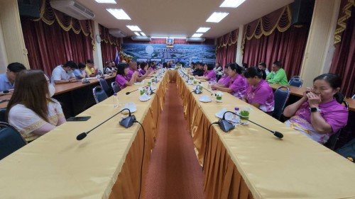 ทน.แม่สอด ต้อนรับคณะศึกษาดูงานจากองค์การบริหารส่วนตำบลฝายแก้ว อำเภอภูเพียง จังหวัดน่าน