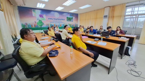 ทน.แม่สอด จัดประชุมติดตามความคืบหน้าโครงการก่อสร้างระบบจำหน่ายไฟฟ้าเป็นเคเบิลใต้ดิน บริเวณถนนประสาทวิถี