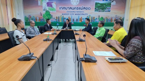 เทศบาลนครแม่สอด ร่วมกับมูลนิธิลิฟวิงเชิร์ชออฟก็อด จัดพิธีลงนามบันทึกความเข้าใจ โครงการการศึกษา
