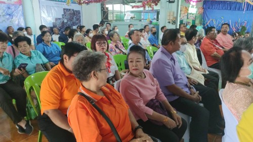 เทศบาลนครแม่สอด ร่วมพิธีทำบุญทอดผ้าป่าสามัคคี ชุมชนอินทรคีรี 1