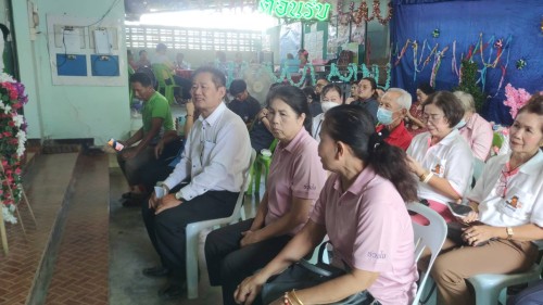 เทศบาลนครแม่สอด ร่วมพิธีทำบุญทอดผ้าป่าสามัคคี ชุมชนอินทรคีรี 1