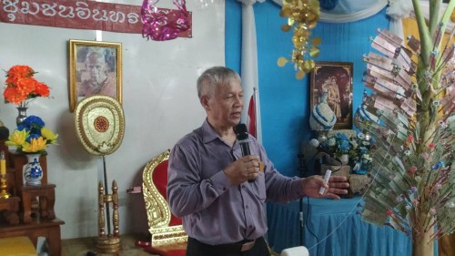 เทศบาลนครแม่สอด ร่วมพิธีทำบุญทอดผ้าป่าสามัคคี ชุมชนอินทรคีรี 1